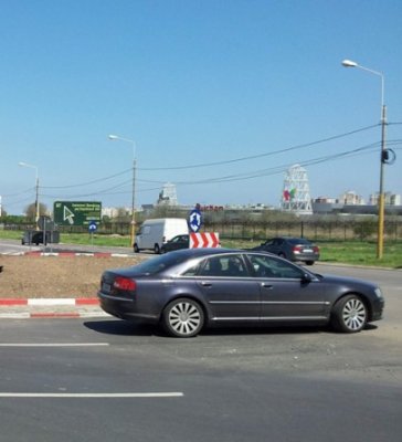 Accident rutier în sensul giratoriu de la Maritimo